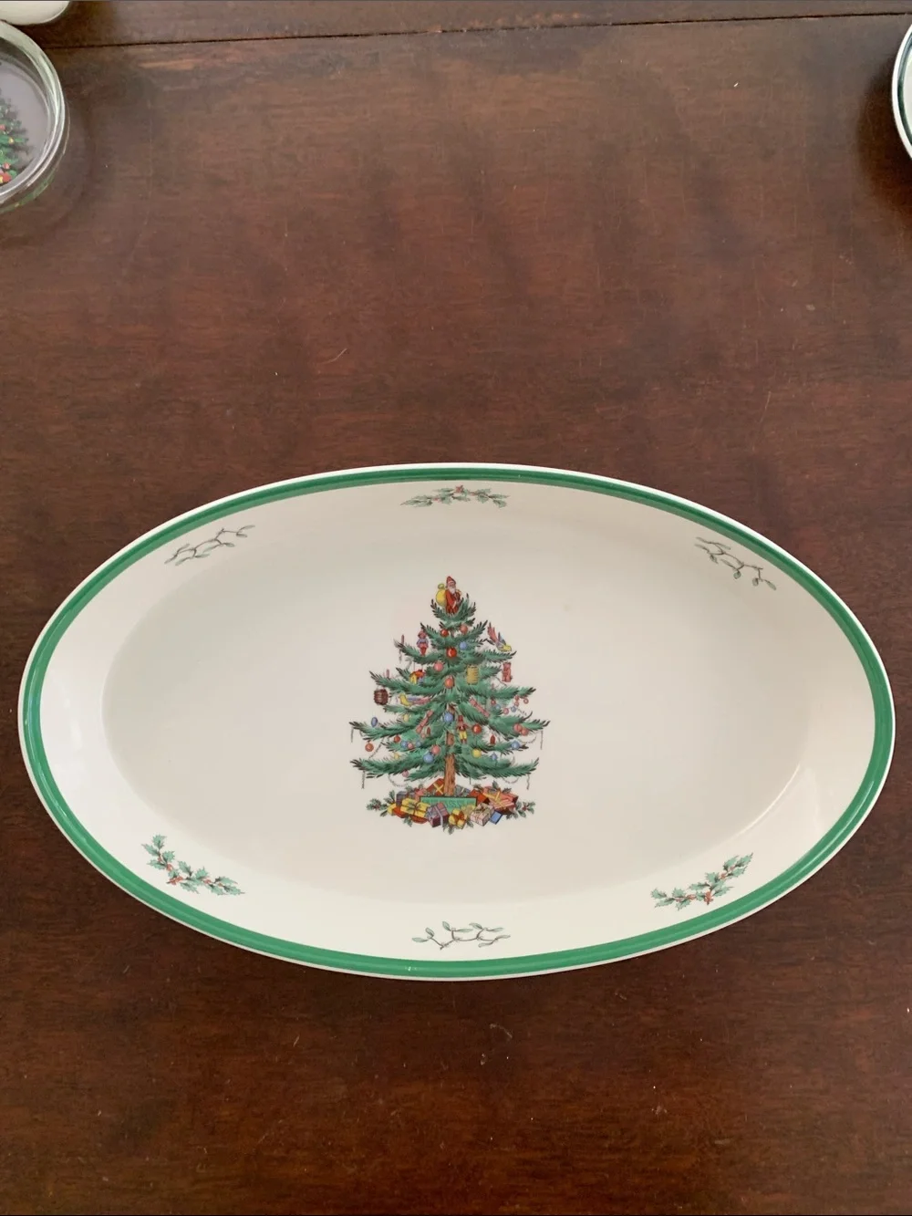 Spode Christmas Tree Oval Baking Dish